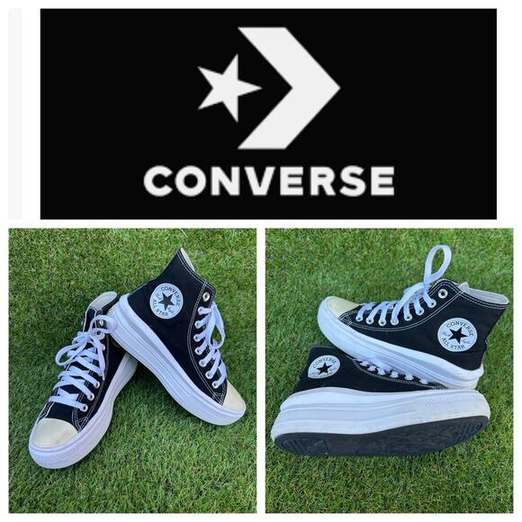 Converse Chuck‎ Taylor All Star Move Platform Size 7 - Picture 1 of 13